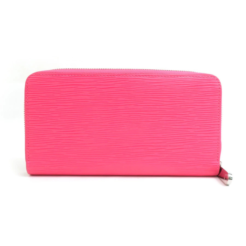 Louis Vuitton Epi Round Zippy Zipper Rose Pink Wallet Pondicherry Long Leather